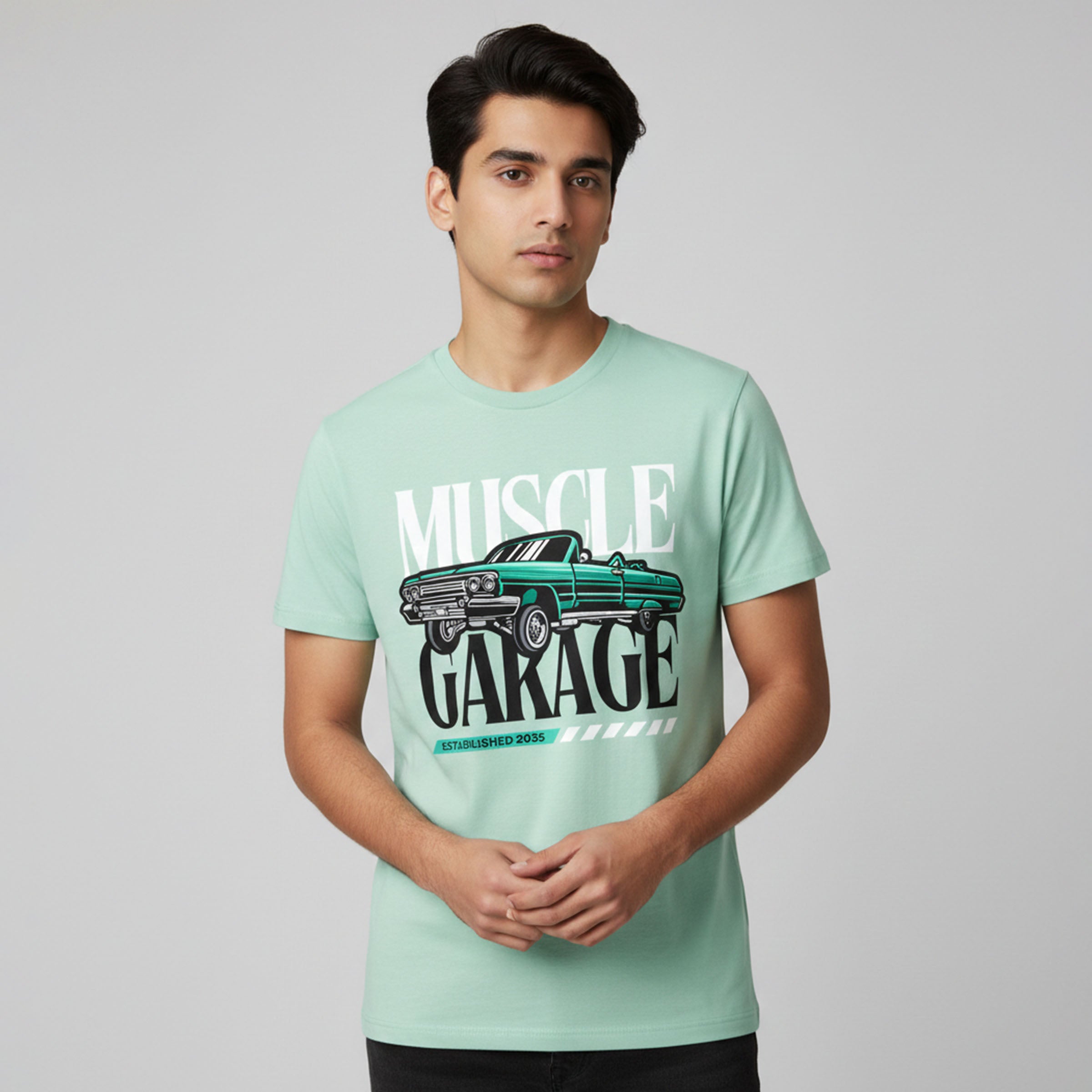 Muscle Garage – Mint Green